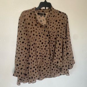 Speckled blouse